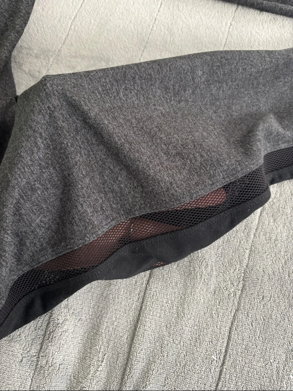 Bombshell Sportswear LIMITED EDITION Black Leggings With Mesh Stripes - Picture 3 of 4